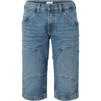 Pánské džíny 680667 - Tchibo - Džínové bermudy »Mustang« - pro muže - vel. 38 - barva: modrá