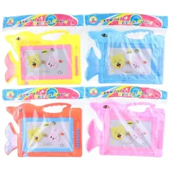 Magnetická kreslící tabulka Kreslící tabulka ve tvaru delfína