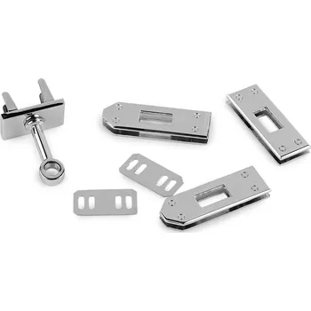 Sada zapínání na tašku Balení: 1 sada, Varianta: 1 nikl - 8596475695022