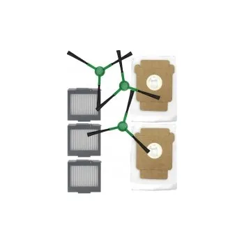 Sada příslušenství pro robotický vysavač Kartáčky, HEPA filtry pro vysavač IROBOT Roomba Max 705 Vac + AutoEmpty dock White sada a sáčky 8ks