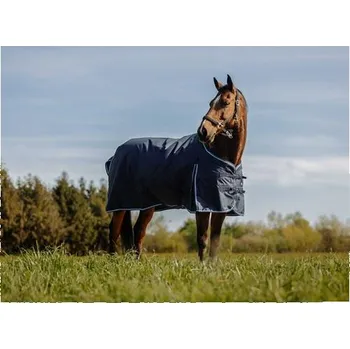 Deka pro koně Nepromokavá deka Riding World Eco AW 25/26, 0 g, modrá - vel. 145 cm