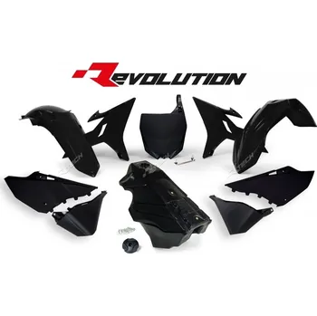 RACETECH Revolution Plastic Kit + plynová nádrž černá Yamaha YZ125/250 R-KITYZ0-NR0-016