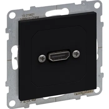 Elektrická zásuvka LEGRAND Zásuvka SUNO 721449 HDMI 2.0 černá 721449