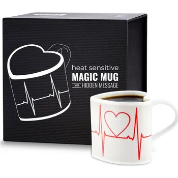 Magický hrnek DELUXE „Moje srdce bije jen pro tebe“