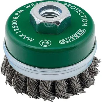 Brusná deska STALCO Drátěný kartáč čelní 60 mm na úhlové brusky