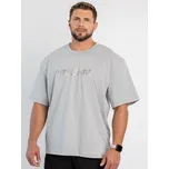 Pánské tričko v šedé barvě s výšivkou VERSABE, VELIKOST 2XL