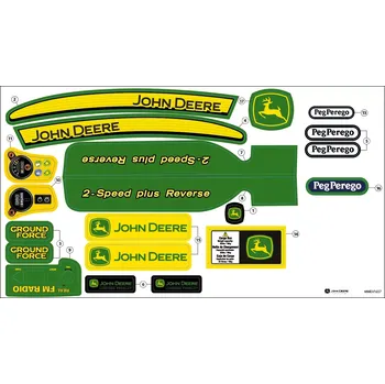 Dětské elektrovozidlo J.D.Ground Force - sada samolepek (náhradní díl Peg Pérego)