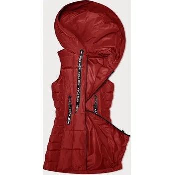 Dámská vesta Červená dámská vesta s kapucí S'West (B8226-4) odstíny červené 50