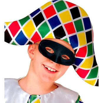 Karnevalová maska Dětská černá maska na oči