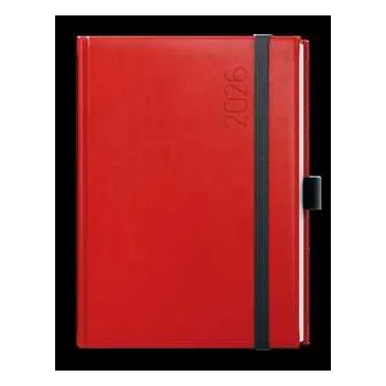 Kancelářské potřeby Denní diář - David - Reno - A5 - červená,rychlé dodání