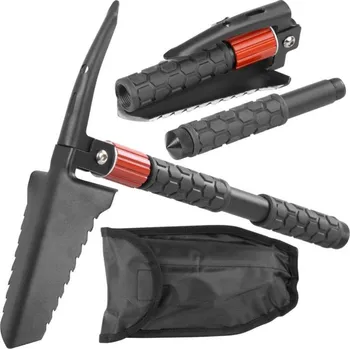 Lopata Slovakia Trend Skládací lopata Tactic, multifunkční s křesadlem, v textilním pouzdře