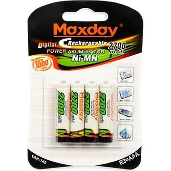 Článková baterie Nabíjecí Baterie R3 AAA 2700 mAh 4ks