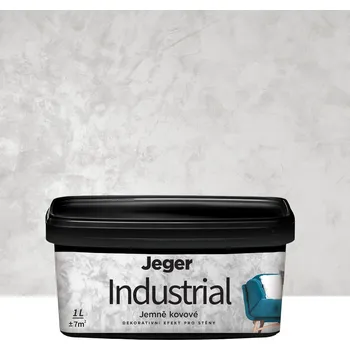 barva na zeď Jeger Industrial Barva s efektem kov, 1 l, Calcium 926943-LM-ESJ
