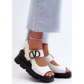 Dámské sandále Bota na klínech model 196659 Step in style 37