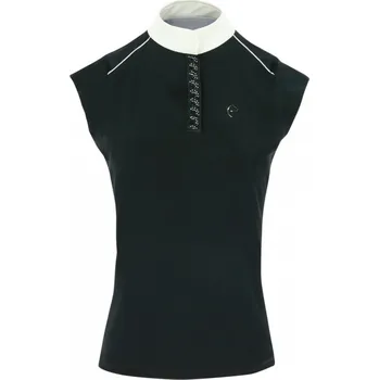 EQUITHÈME Triko závodní Brussels Equithème, dámské, černé XXS