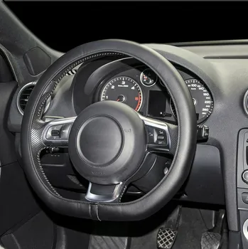 Potah na volant Potah volantu v imitaci černé kůže 37-38 cm