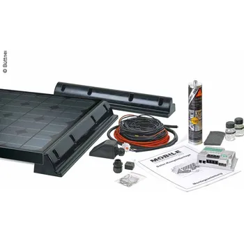 solární set Büttner Elektronik Solární systém pro karavany, kompletní systémy řady MT "Black Line" Varianta: MT 75 MCS, solární systém 75