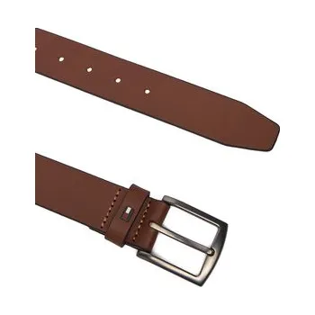 Opasek Pánský pásek Tommy Hilfiger Denton 3.5 Ext AM0AM13536 Hnědá 80