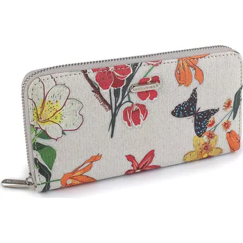 Peněženka Dámská peněženka 10x19 cm - 1 krémová světlá