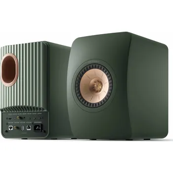 Elektronika KEF LS50 Wireless II Moss Green (Bezdrátové reproduktory s širokou konektivitou a neuvěřitelným zvukem, cena za pár)