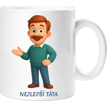 Dárkový hrnek pro tátu - Hrneček nejlepší táta 2 - 330 ml / Jedna strana