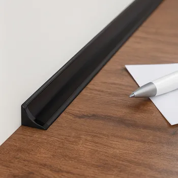 Kuchyňská pracovní deska Rehau Těsnicí lišta SLIM LINE / Černý lesklý 2000 mm