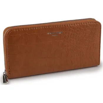 Peněženka Dámská peněženka 10x19 cm - 2 hnědá koňak