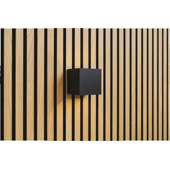 Nástěnné svítidlo Sonava Light dobíjecí nástěnné svítidlo úhlové stmívatelné 100 x 100 x 100 mm kovové pouzdro černé včetně senzoru pohybu, montážního materiálu + 1 dálkový ovladač