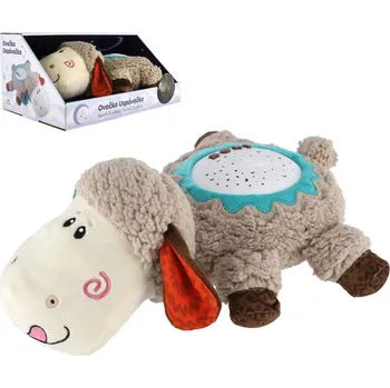 plyšák _Ostatní 1_ PLYŠ Ovečka baby usínáček projektor na baterie pro miminko Světlo Zvuk 00850743