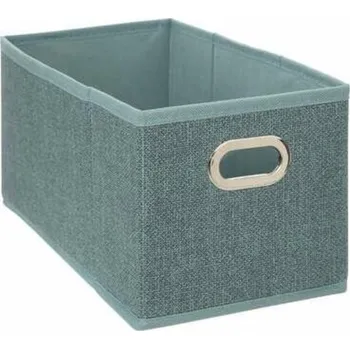 Úložný box Látkový box do regálu 15x31 cm modrý s úchytkou 5five simply smart