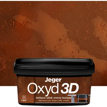 barva na zeď Jeger Oxyd 3D Barva s efektem, 1 l, rez 97856