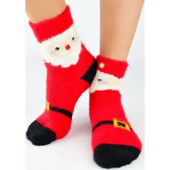 Dětské vánoční ponožky SB089 - 27-30 / červená