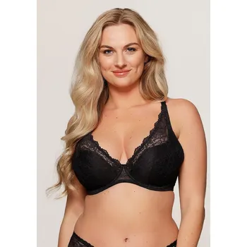 Podprsenka Dámská podprsenka LingaDore 1400-6 85 F Černá