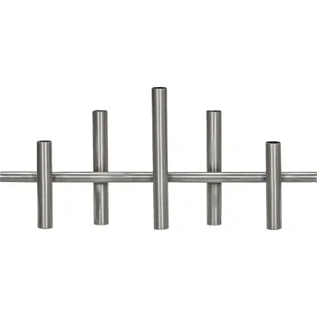 Svícen House Doctor Kovový svícen Maxi Antique Silver 45 cm