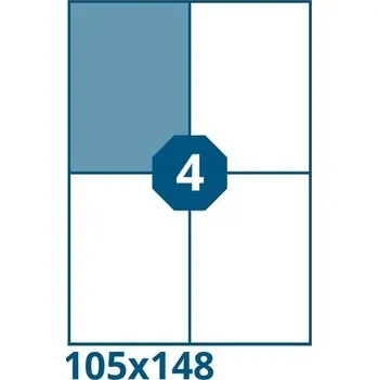 Speciální papír Print etikety A4 - 105 x 148 mm - 100 ks