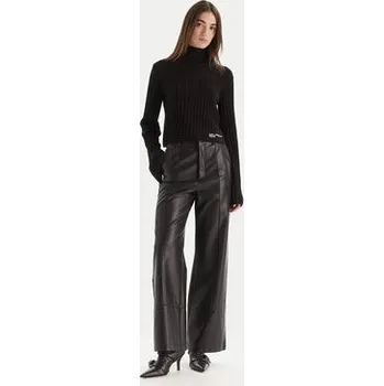 Dámský svetr Karl Lagerfeld Jeans Rolák A4W18021 Černá Slim Fit S