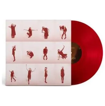 Zahraniční hudba LP Ariana Grande: Eternal Sunshine CLR 2024 Coloured Translucent Ruby Red Exclusive Cover No. 3 Vinyl