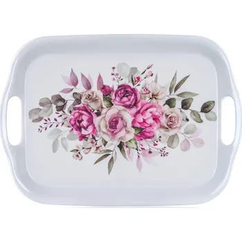 BANQUET Tác 36x25,5cm ROSE s uchy melamin