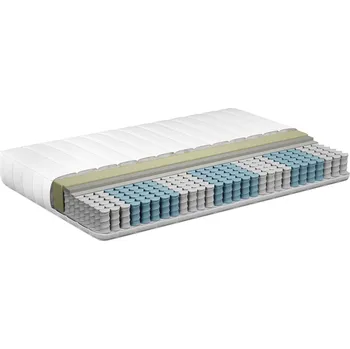 Matrace Taštičková matrace 120 x 200 cm s úchyty a se snímatelným potahem tvrdá moderní čalouněný design Beliani