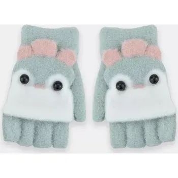 Rukavice Dětské pletené rukavice RZ079 - 12 cm / modrá