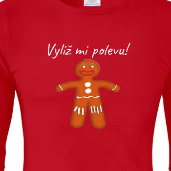 Pánské tričko Triko s dlouhým rukávem Vtipná | Triko s dlouhým rukávem Vyliž mi polevu