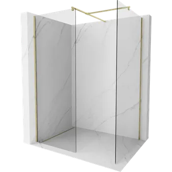 Mexen Kioto sprchová stěna Walk-in 120 x 95 cm, transparentní, zlatá - 800-120-202-50-00-095 Sprchové stěny