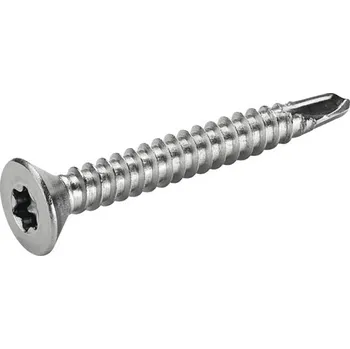 Šroub Šroub samovrtný 3,9x32 TX, zapuštěná hlava, zinek bílý, 500ks
