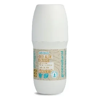 Unisex parfém Greenatural Minerální deodorant s kyselinou hyaluronovou roll on zázvor BIO 75 ml