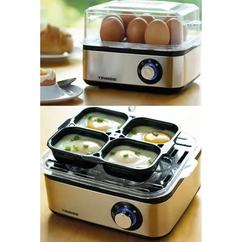 Vařič vajec Vařič Vajec Tiross TS 2302 stříbrný/šedý