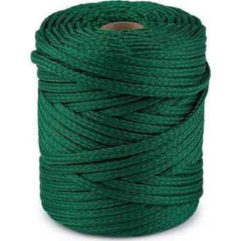 Příze Oděvní šňůra PES Ø6 mm Varianta: 618 zelená, Balení: 50 m
