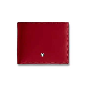 Peněženka Peněženka Montblanc Meisterstück 6 cc, červená