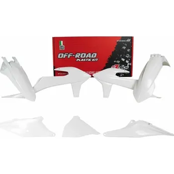 RACETECH Plastic Kit White KTM EXC R-KITKTM-BN0-420