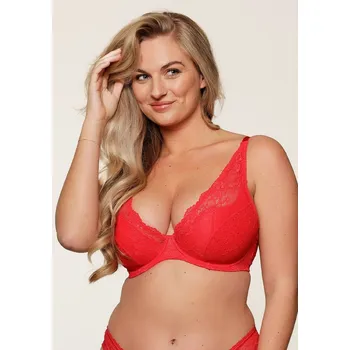 Podprsenka Dámská podprsenka LingaDore 1400-6 Červená 70 E