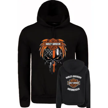 Pánské oblečení Alterneo Punisher Skull Černá XXXL